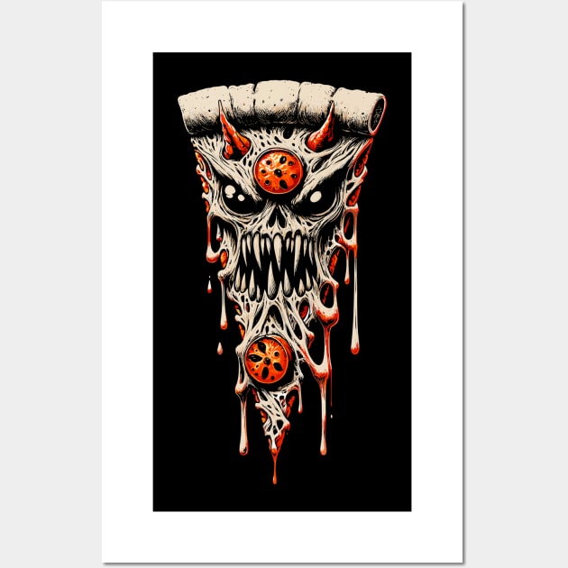 Pizza Monster Wall Art by Yopi